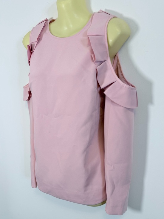 Ted Baker Steffe Cold-Shoulder Ruffle Top - Picture 4 of 14